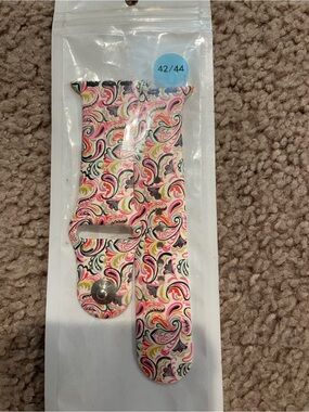 Fashion Retro Multicolor Smart Watch Band Paisley Pattern Strap 42mm